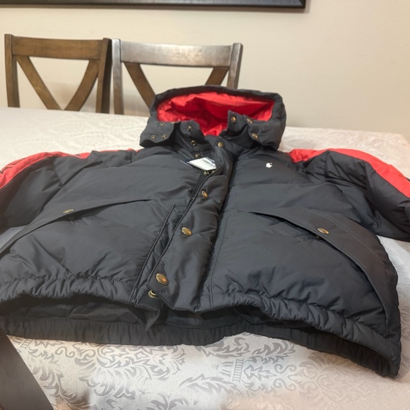 Boys Ralph Lauren Kids Black and Red Puffer Jacket brand new down jacket large - Picture 9 of 16